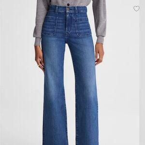 Madewell EMMY WIDE LEG Pelion Wash Stretch